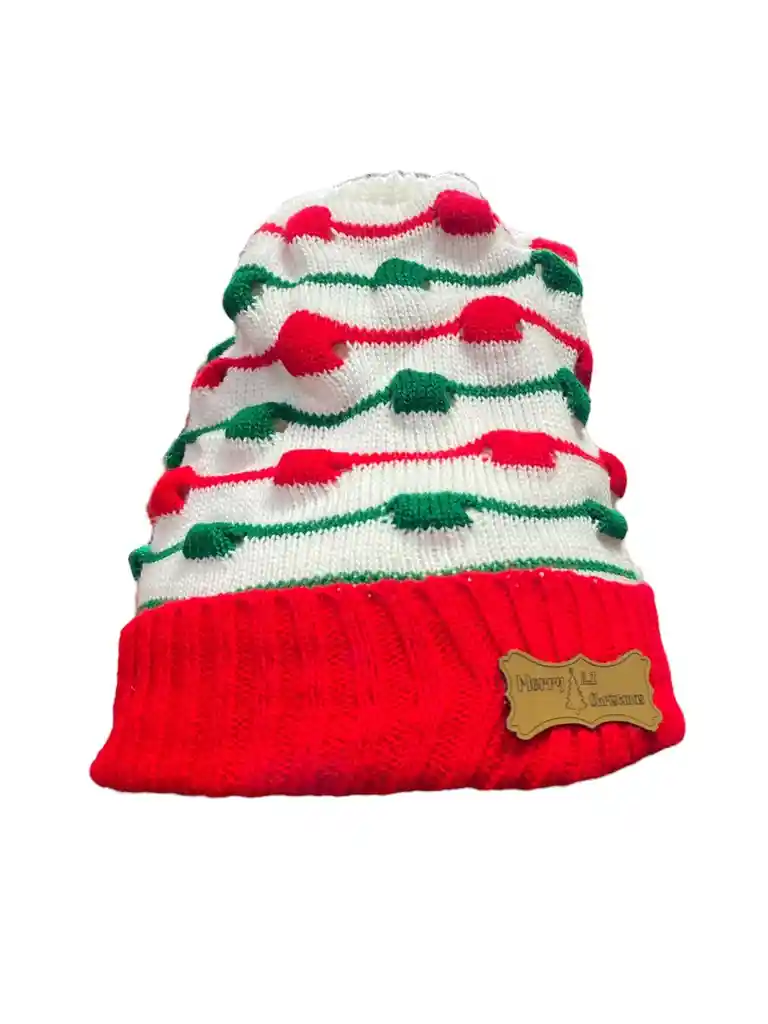 Gorro De Navidad De Hilo Para Adulto Y Niño