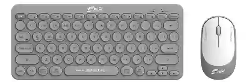 Combo Teclado Y Mouse Gris
