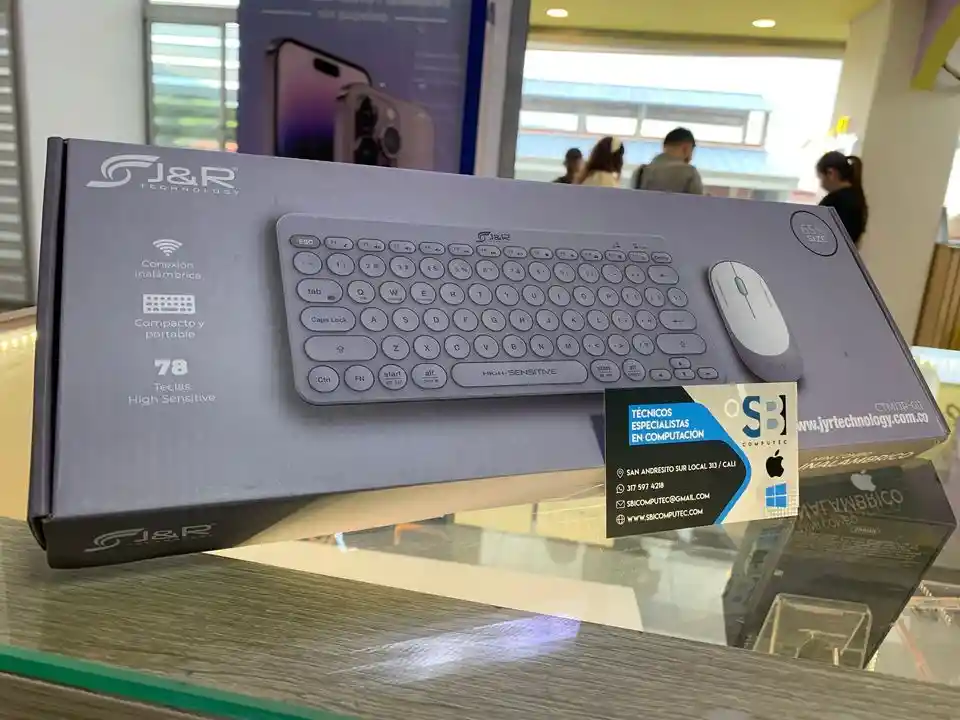 Combo Teclado Y Mouse Gris