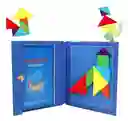 Juego Tangram Magnético De Madera Para Niños
