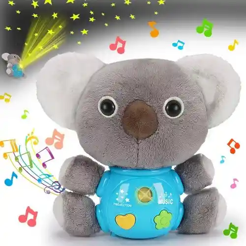 Juguete Peluche Proyector Musical Koala Para Bebés