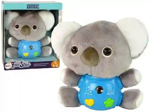 Juguete Peluche Proyector Musical Koala Para Bebés