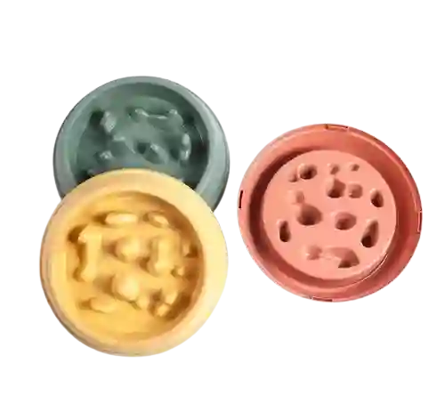 Comedero Antireflujo Relieve Colores Surtidos