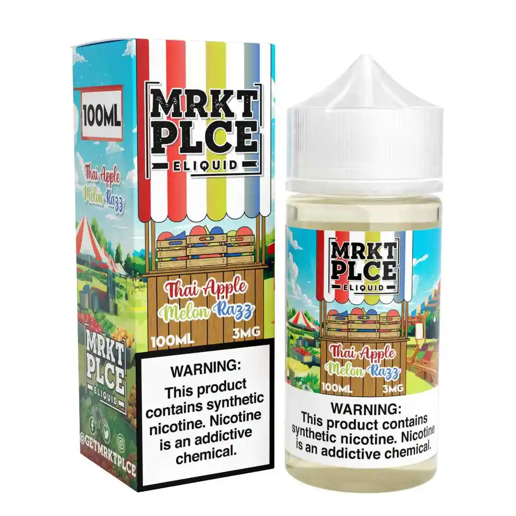 Mrktplce Sub-ohm Thai Apple Melon Razz 6mg 100ml