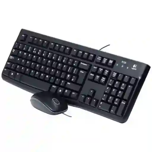 Combo Logitech Teclado Y Mouse Alambrico