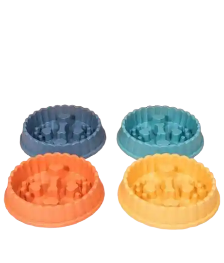 Comedero Antireflujo Hueso Colores Surtidos