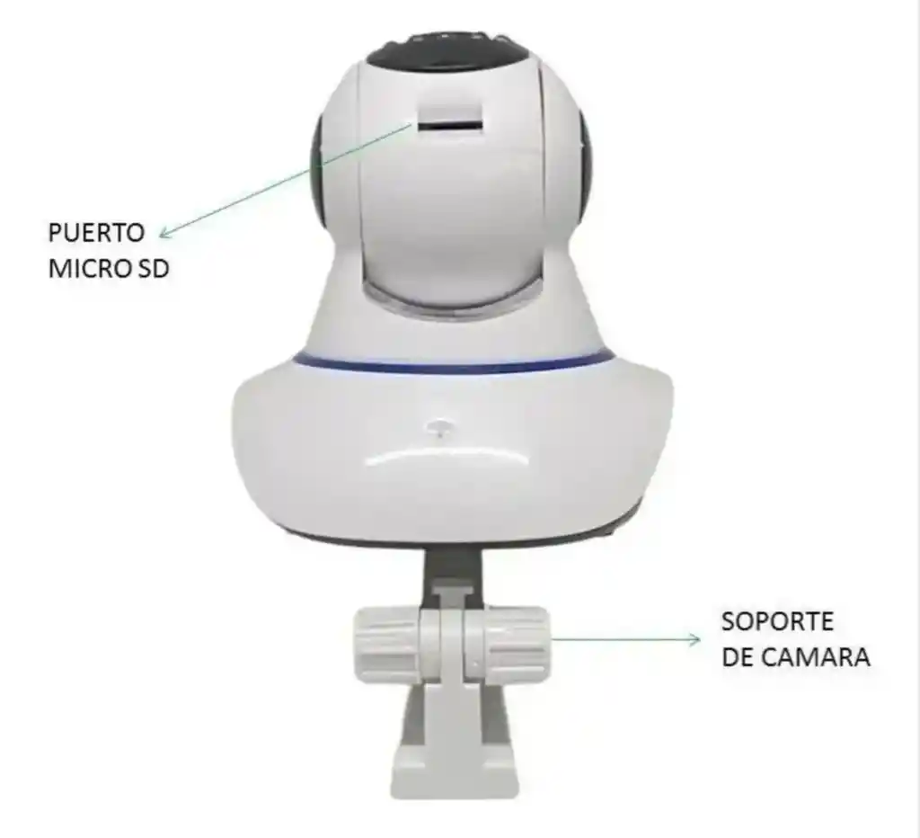 Camara De Seguridad Wifi 3 Antenas