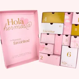 Calendario De Adviento Navideño Grande Con 12 Sorpresas: Maquillaje Y Accesorios Para Una Navidad Brillante