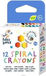 Crayones Espiral 12 Colores Creatividad Infinita Para Niños