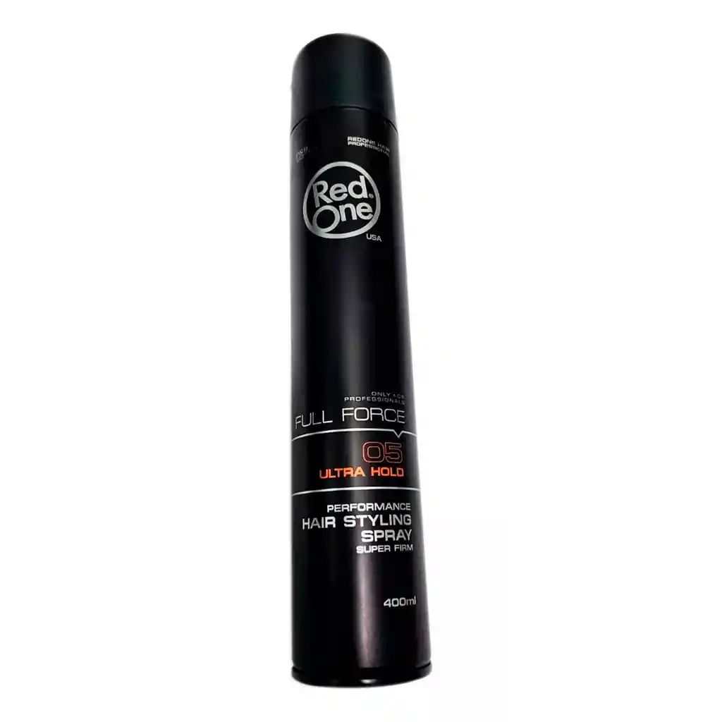 Laca Spray Red One Hair Styling 400ml Ultra Hold 05 Negro