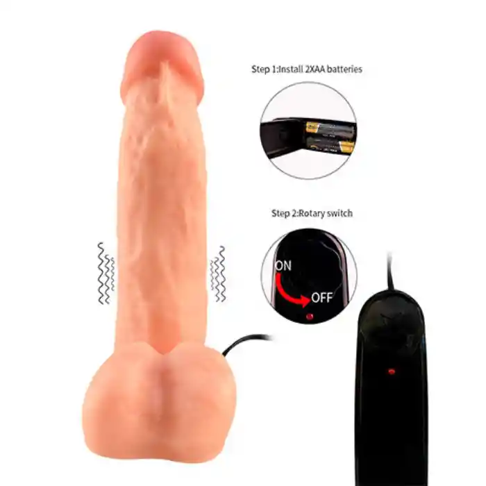 Dildo Consolador Ultra Realista 7.5 Con Control Remoto