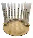 Porta Velas Y Velas X 10 Con Deseos