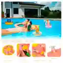 Set X12 Porta Vasos Soporte Inflable Bebidas Piscina Diseños Aleatorios