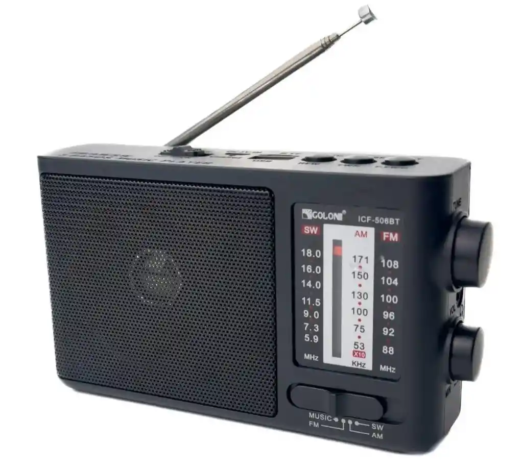 Radio Fm/am/sw, Bluetooth, Usb Y Microsd