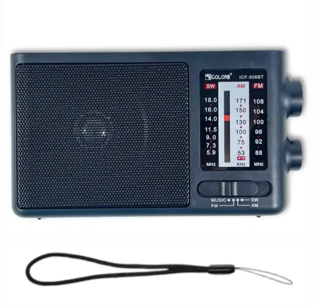 Radio Fm/am/sw, Bluetooth, Usb Y Microsd