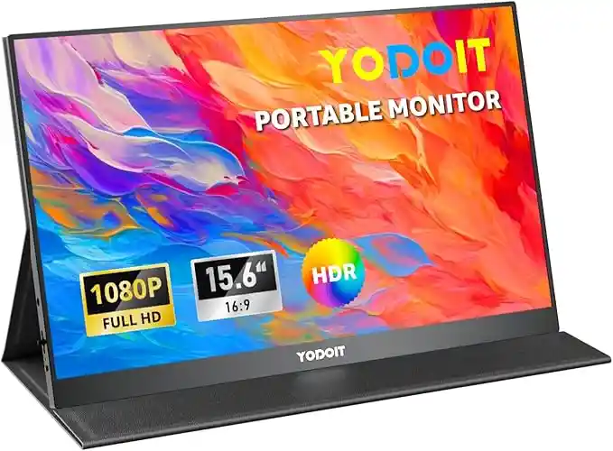 Monitor Portátil Para Portátil 1920 × 1080 15.6 Pulgadas Fhd