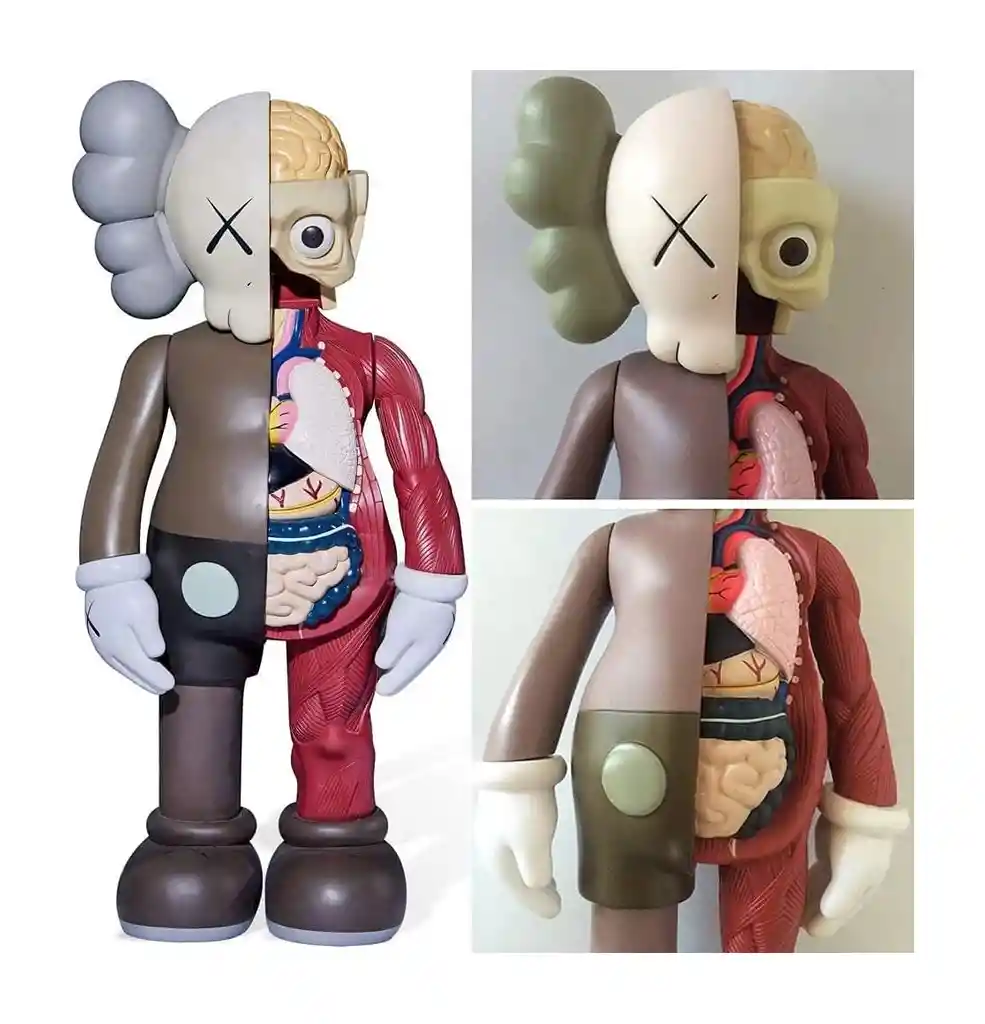 Kaws Figuras Coleccionables 19cm Dibujo Animado Colección De Adorno