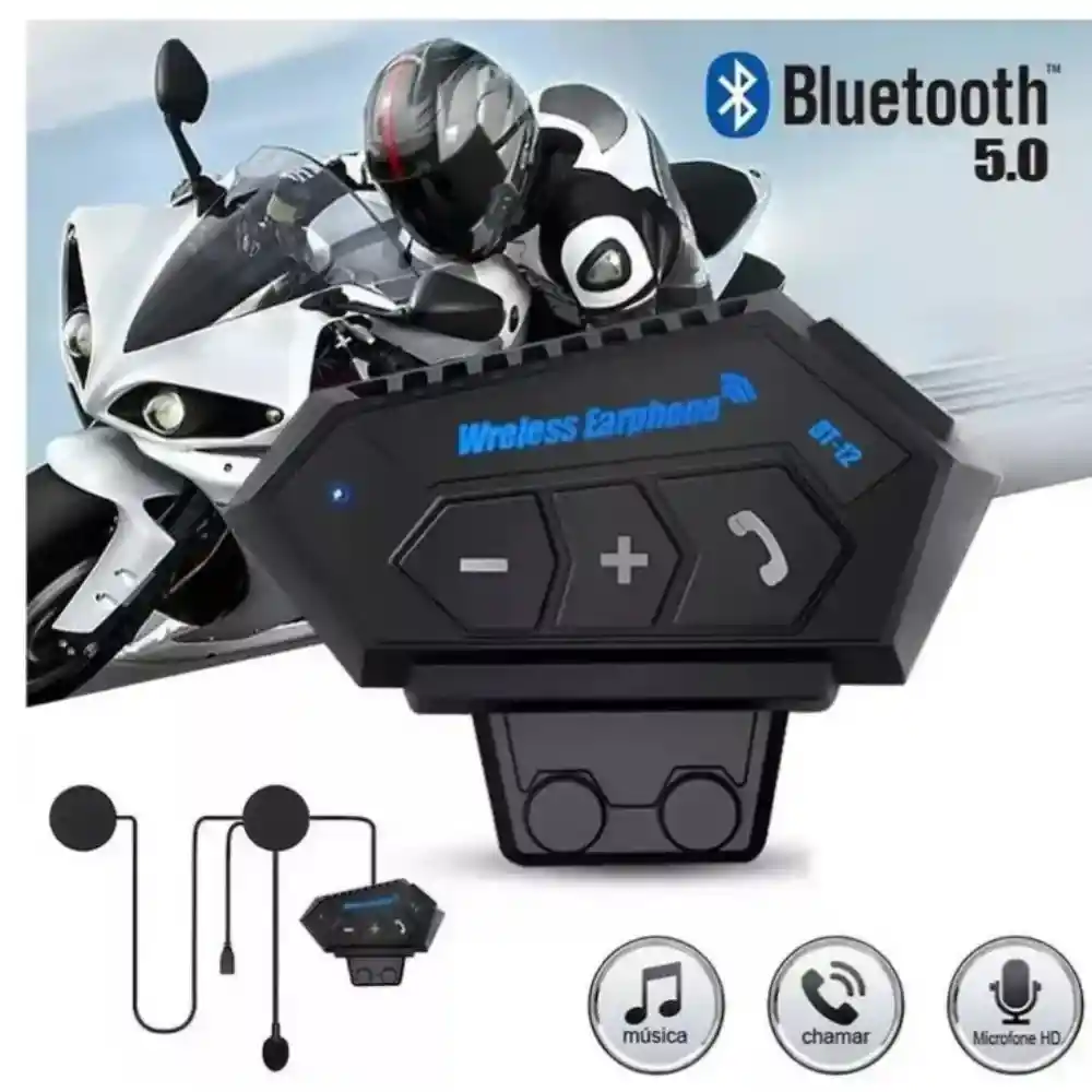 Auriculares Bluetooth Para Casco Motociclistas 5.0 Cool Helmet Con Micrófono