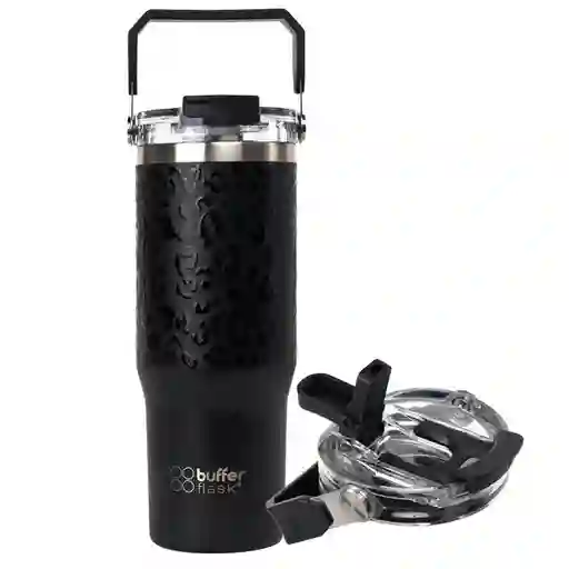 Termo Botella Termica Buffer Acero Inox - Black Leopard