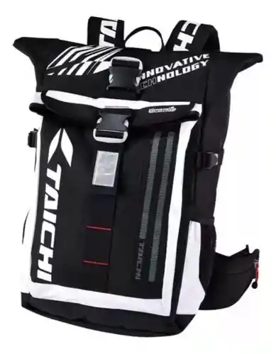 Morral Maleta Motociclista Impermeable Reflectiva Luz Ip66