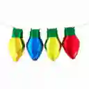 Globos De Bombillos O Luces Para Navidad X4 Und