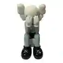 Figura Kaws Popobe Decorativa Blanco Con Gris Sentado