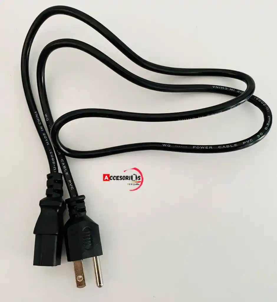Cable De Poder Para Pc, Monitores Etc