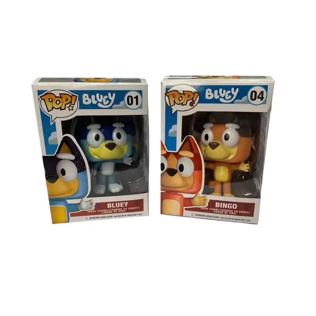 Figuras Coleccionables De Bluey Y Bingo Las Aventuras De Bluey