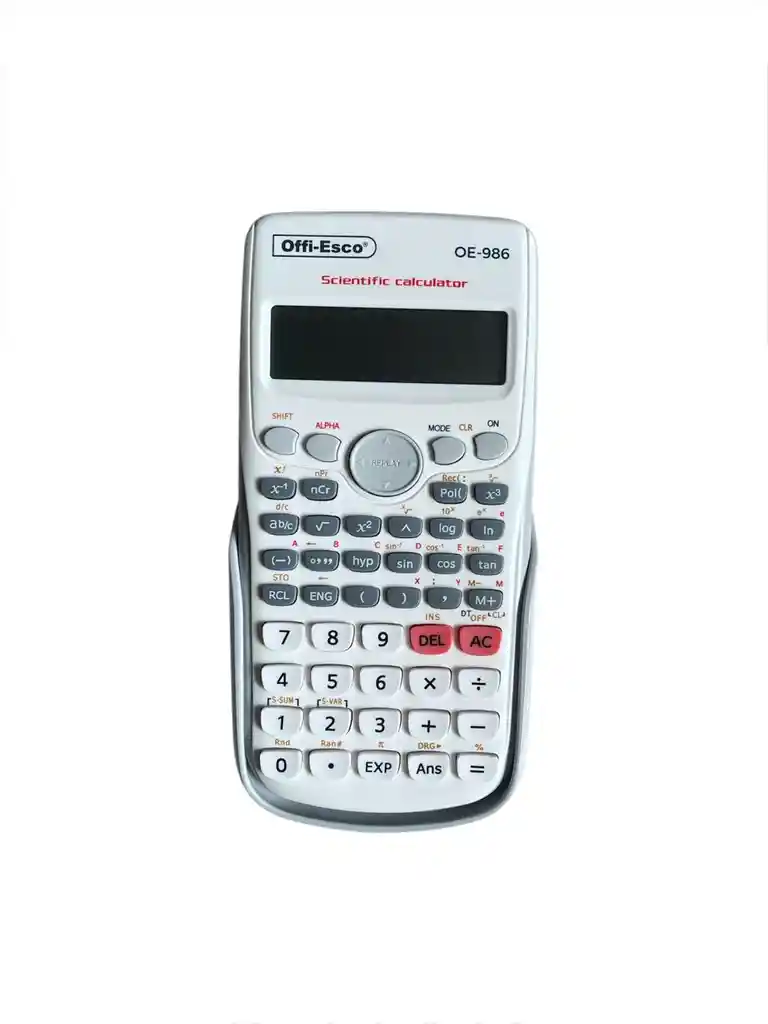 Calculadora Cientifica Offi Esco Oe-986 Color Blanco