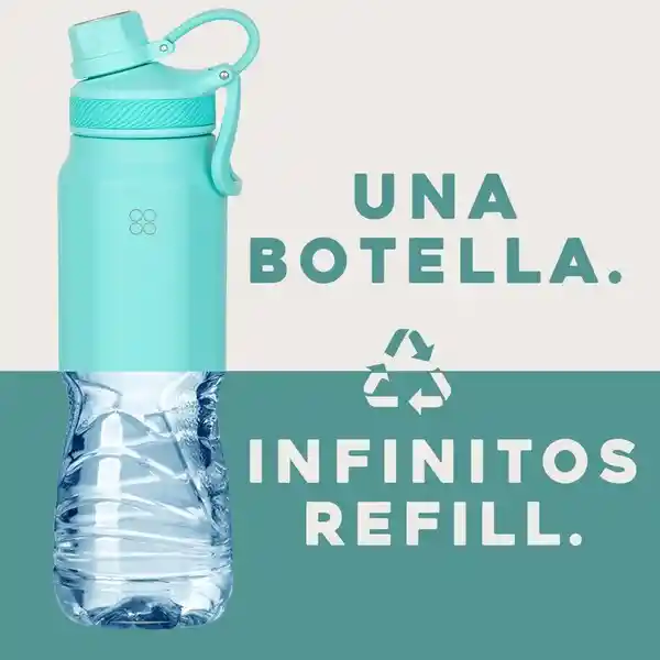 Termo Botella Termica Acero Inox Buffer 1l - Turquesa