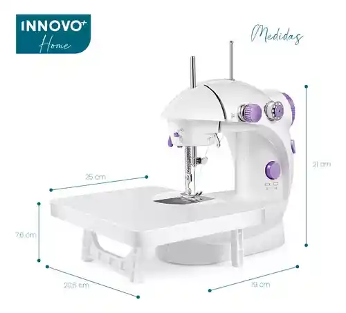 Mini Maquina De Coser Funcional Con Mesa Innovo Machine