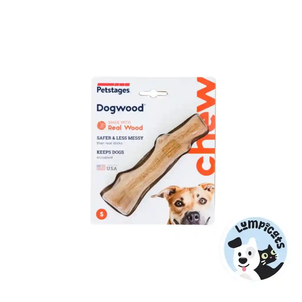 Petstages Perro Doogwood Palo Madera Medium