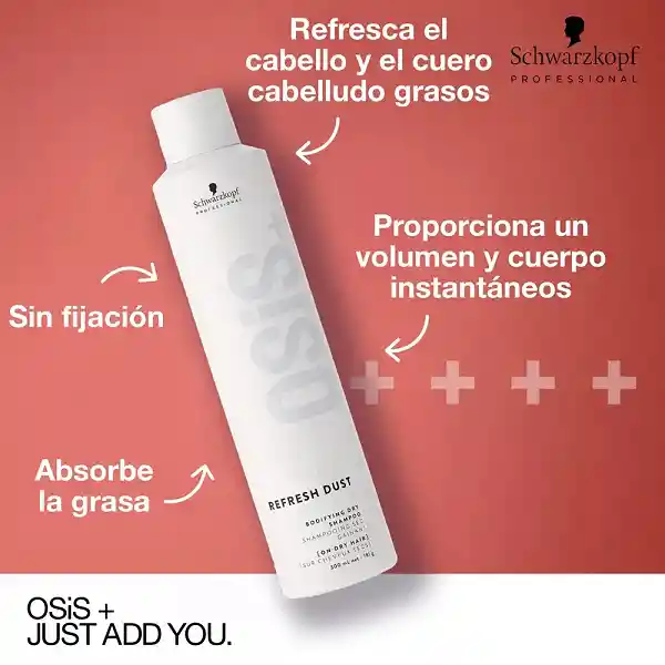 Shampoo Seco Osis Refresh Dust 300ml