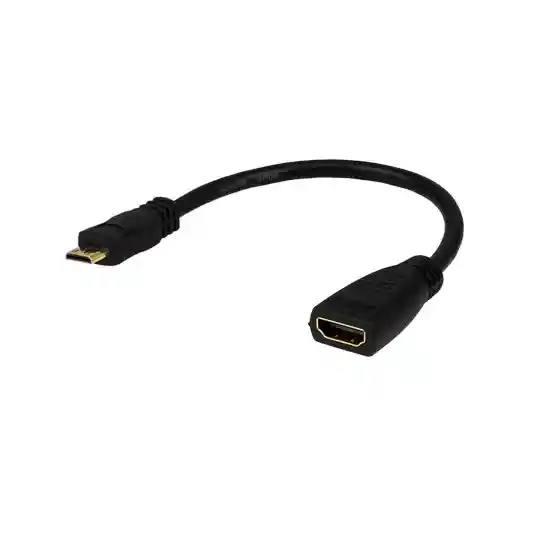 Convertidor Mini Hdmi Macho A Hdmi Hembra | 17cm