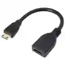 Convertidor Mini Hdmi Macho A Hdmi Hembra | 17cm