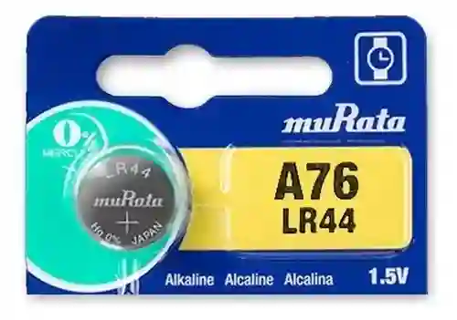 Batería Murata A76 Lr44 Alcalina 1.5v - Batería Tipo Botón/ Unidad