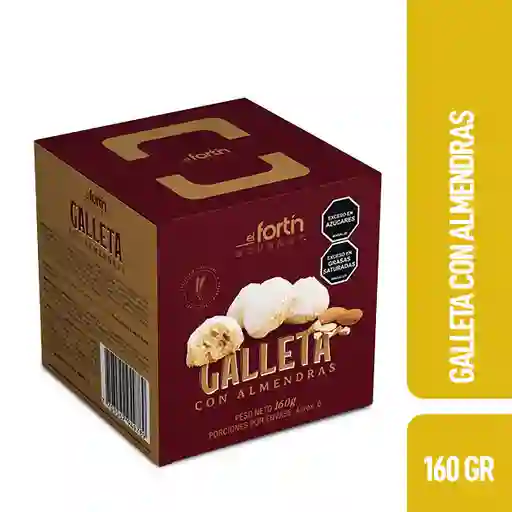 Galletas Con Almendra Fortin Gourm 160gr