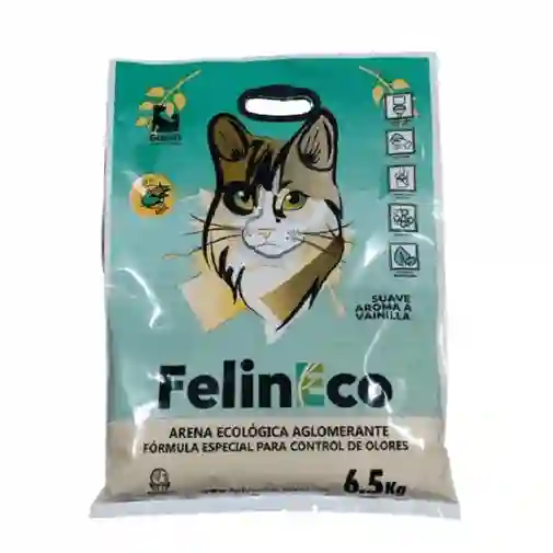 Arena Para Gato Felineco Maiz Vainilla 6.5kg