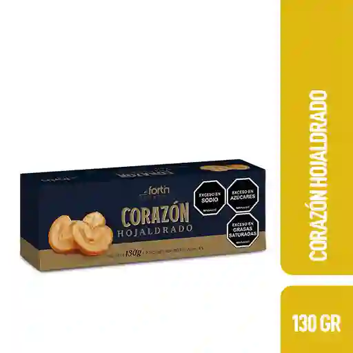 Corazon Hojaldrado Fortin Gourmet 130gr