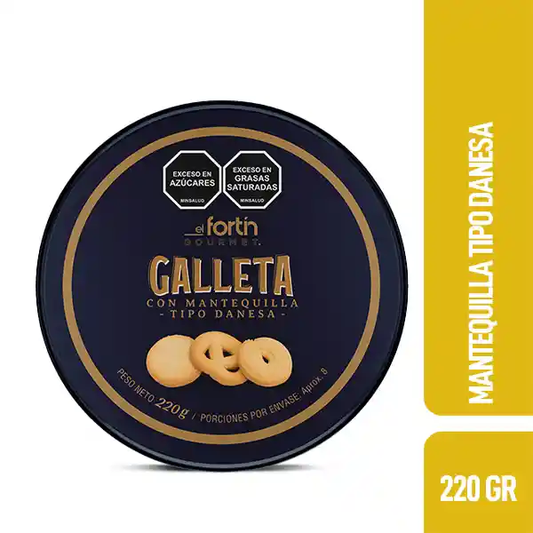 Galleta Tipo Danesa Fortin Gourmet 220gr