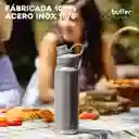 Termo Botella Termica Acero Inox Buffer 1l +tapas - Cool Grey