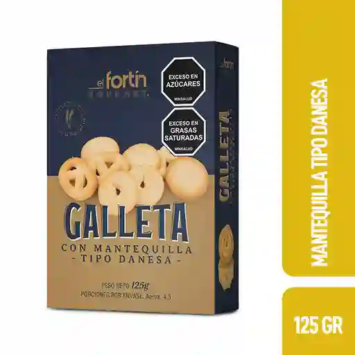 Galleta Tipo Danesa Fortin Gourmet 125gr