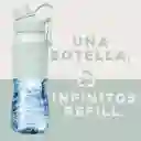 Termo Botella Termica Acero Inox Buffer 1l +tapas - Sage Green