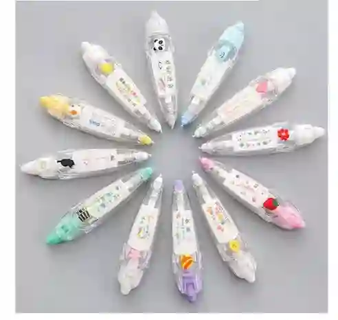 Corrector De Cinta Decorativa 6mm X 4m Animales