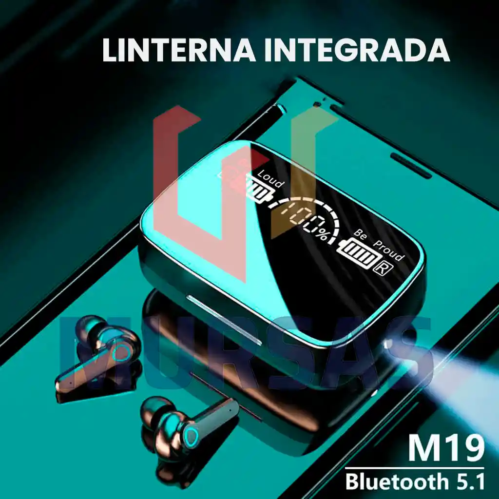 Audífonos Caja De Energía 2000 Mah Bluetooth 5.0 Música