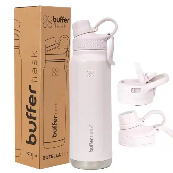 Termo Botella Termica Acero Inox Buffer 1l +tapas - Pinky