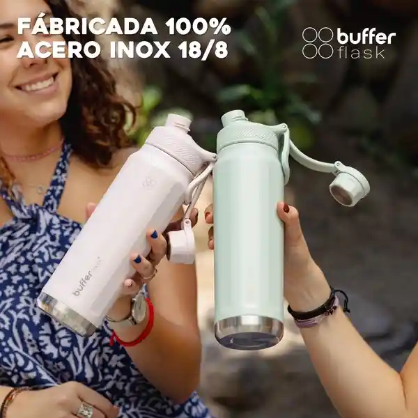 Termo Botella Termica Acero Inox Buffer 1l +tapas - Pinky