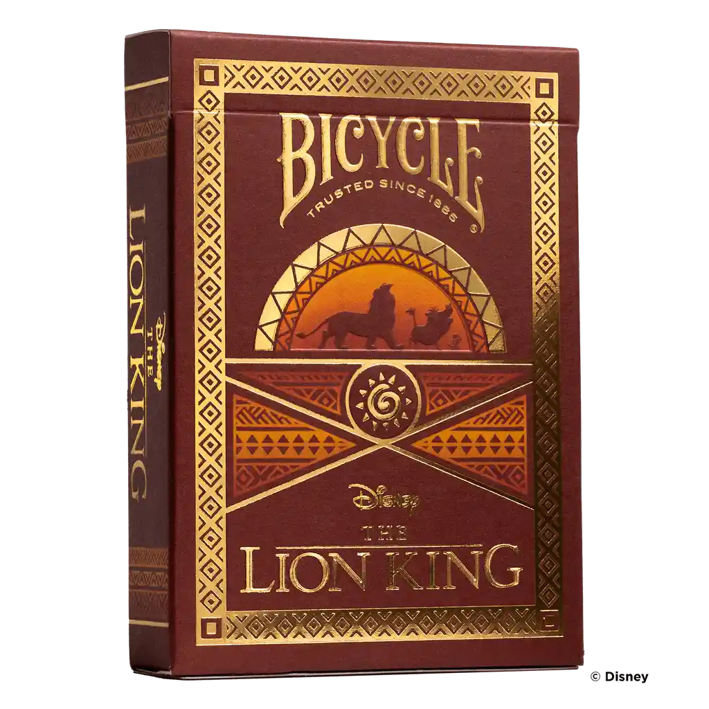 Baraja De Cartas Bicycle Lion King Rey Leon
