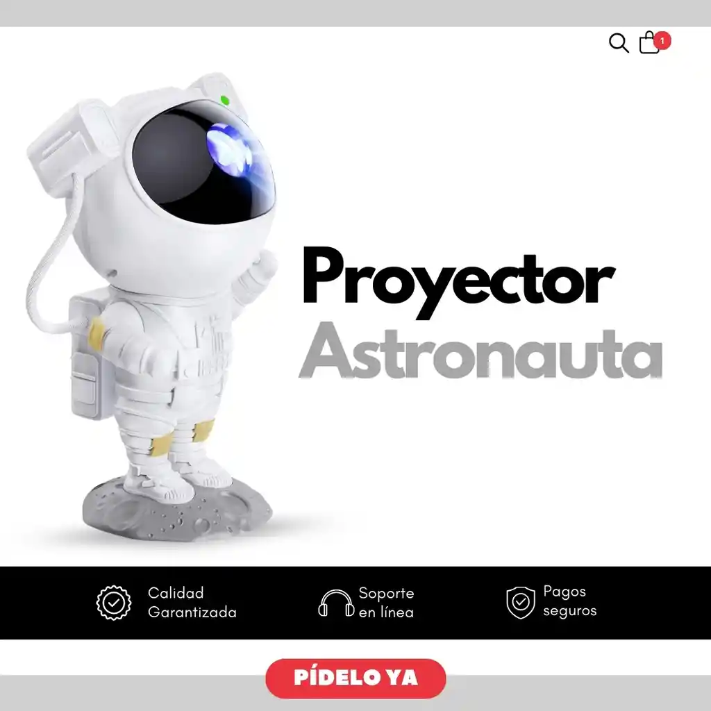 Proyector De Astronauta Grande