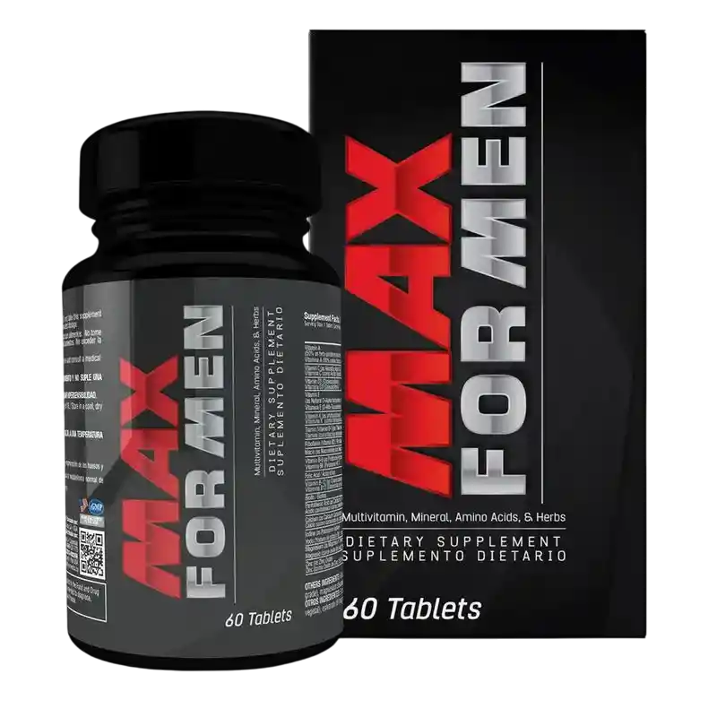 Max For Men 60 Tablets Multivitamínico